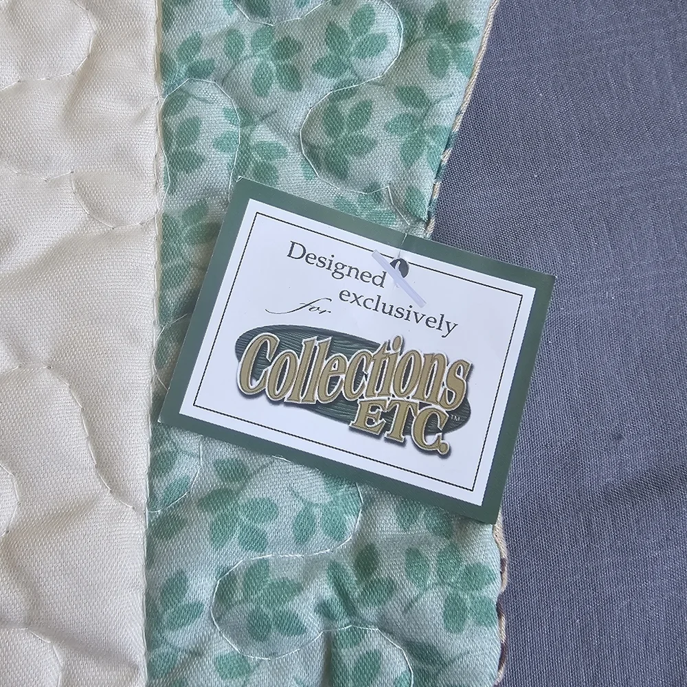 Quilted Pillowcase‎ Shams Pinecone Prairie Country Cabin NWT